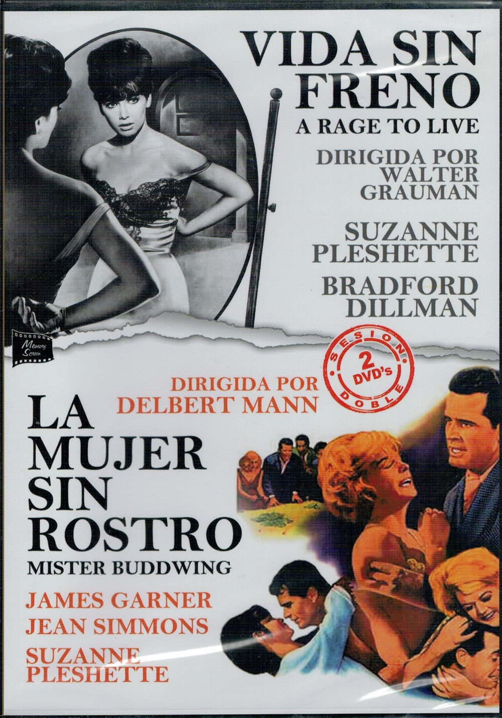 Vida sin freno - La mujer sin rostro (2 DVD Nuevo)